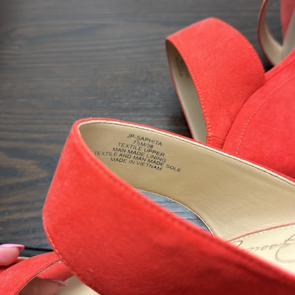Jessica Simpson Saphita Oxy Fire Espadrille Wedge Heel Sandals Size 7.5M - Picture 6 of 6